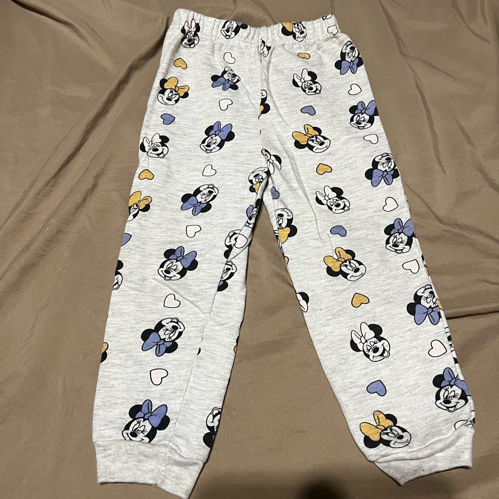 Minnie Mouse Print Joggers